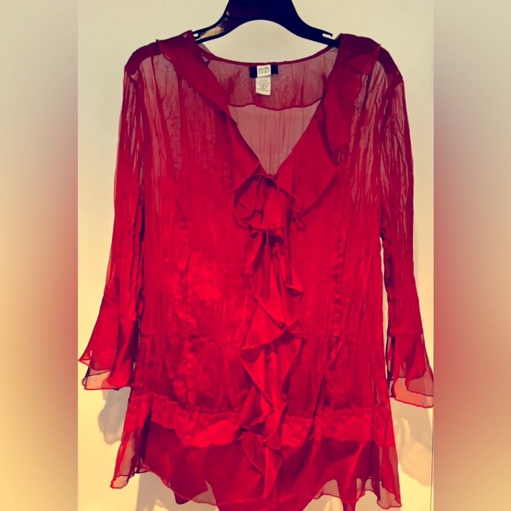Women’s Elegant Red 26/28 Top